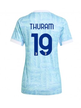 Juventus Khephren Thuram #19 Replika Borta Kläder Dam 2025-26 Kortärmad